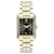 Relógio Pulseira Versace Tonneau Dourado Metálico  ref.624928