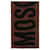 Cachecol de lã com estampa de logo Moschino Bege  ref.624944