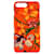 iPhone fleuri néon Gucci 8 Cas Plus Toile Orange  ref.624986