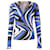 Top a portafoglio a maniche lunghe stampato Emilio Pucci in viscosa multicolor Fibra di cellulosa  ref.625029