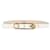 Versace Cintura con spilla da balia Bianco Pelle  ref.625110