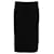 Alexander Mcqueen Midi Pencil Skirt in Black Knit Rayon Blend Cellulose fibre  ref.625125