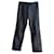 Dior Pants, leggings Dark brown Leather  ref.625146