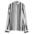 Haider Ackermann Striped Silk Shirt Blouse Black White  ref.625319