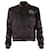 Saint Laurent Palladium Satin Teddy Jacket in Black Cotton  ref.625459