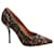 Givenchy Lace Pointed Toe Pumps in Brown Leather  ref.625503
