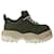 Autre Marque Eytys Chunky Angel Sneakers in Army Green Canvas Cloth  ref.625509