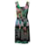 Etro V-Neck Printed Midi Dress in Multicolor Nylon  ref.625540
