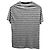 Camiseta de Rayas Alexander Wang en Lino Gris - vista 2