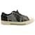 Valentino Camouflage Cap Toe Low Top Sneakers in Grey Wool Flannel  ref.625563