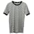 Dolce & Gabbana Gepunktetes Rundhalshemd aus grauer Baumwolle  ref.625565