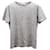 T-shirt Valentino com Gromets em Algodão Cinzento Cinza  ref.625570