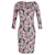 Erdem Kleid mit Blumendruck aus schwarzer Baumwolle  ref.625594