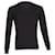 Autre Marque Mr P. Crew Neck Sweater in Black Cashmere Wool  ref.625613