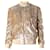 Saint Laurent Sequin-Embellished Velvet Bomber Jacket in Gold Cotton Wool Golden  ref.625637