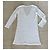 Majestic Gerades Tunika- oder T-Shirt-Kleid 100% Ecru Leinen T.2 Creme - Ansicht 2