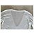 Majestic Gerades Tunika- oder T-Shirt-Kleid 100% Ecru Leinen T.2 Creme - Ansicht 7