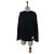 Jil Sander Top de Manga Larga de Algodón Negro