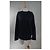 Jil Sander Top de Manga Larga de Algodón Negro - vista 3