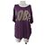 Camiseta Acne Global Morada de Algodón Talla L Púrpura