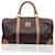 Céline Borsone da viaggio vintage in tela di macadam marrone con borsa Boston  ref.626242
