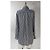 Autre Marque Camicia Sand a righe bianche e nere in viscosa Nero Bianco - vista 4