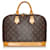 Louis Vuitton Brown Monogram Alma PM Leather Cloth  ref.626282