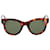 Céline Celine Baby Aubrey Cat-Eye Tortoise Frame Sunglasses in Brown Acetate Cellulose fibre  ref.626415