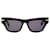 Bottega Veneta Gafas de Sol en Acetato Negro/Gris  ref.626420