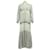 Maje Robe Lounge Chemis Kleid aus schwarzer und weißer Baumwolle  ref.626503