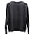 Acne Studios Logo Collar Crewneck Sweater in Black Cotton  ref.626510