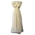 Abito da sposa in tulle arricciato con balze con brillantini Zimmermann in poliammide color crema Bianco Crudo Nylon  ref.626513