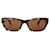 Bottega Veneta Sonnenbrille aus braunem Acetat  ref.626594