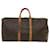 Louis Vuitton Keepall 55 Brown Cloth  ref.626705