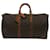 Louis Vuitton Keepall Bandouliere 50 Brown Cloth  ref.626753