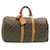 Louis Vuitton Keepall 45 Brown Cloth  ref.626756