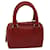 Céline CELINE mini bolsa de mão couro vermelho autêntico 30976  ref.626849