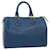 Louis Vuitton Epi Speedy 25 Handtasche Blau M43015 LV Auth 30860 Leder  ref.626904