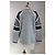 Iro Sweatshirt Grau aus Baumwolle mit Lammleder Details - Ansicht 4