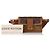 Bumbag Louis Vuitton Brown Monogram Giant Reverse Dauphine Gürteltasche Braun Hellbraun - Ansicht 10