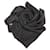 Sciarpa di seta nera con monogramma di Louis Vuitton Nero Panno  ref.626978