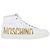 Sneakers alte Moschino in tela con logo
