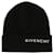 Givenchy Embroidered Logo Wool Beanie Black  ref.627248