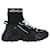 Autre Marque Versace Jeans Couture Mens High-Top Sock Sneakers Black  ref.627436