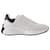 Sneakers Oversize - Alexander Mcqueen - Bianco/Pelle nera  ref.627558