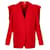 Burberry Giacca Mantella in Lana Rosso  ref.627781
