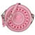Borsa per fotocamera rotonda Versace La Medusa Rosa Pelle Vitello simile a un vitello  ref.628152