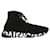 Balenciaga Mens Speed Lace-Up Graffiti Sneaker Black  ref.628256