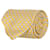 Salvatore Ferragamo Hippo-Print Silk Necktie Yellow  ref.628420