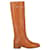 Céline Celine Tall Leather Riding Boots Brown Pony-style calfskin  ref.628421